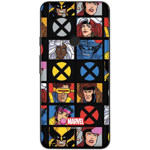 Marvel X-Men Pattern Google Pixel 3a XL Skin
